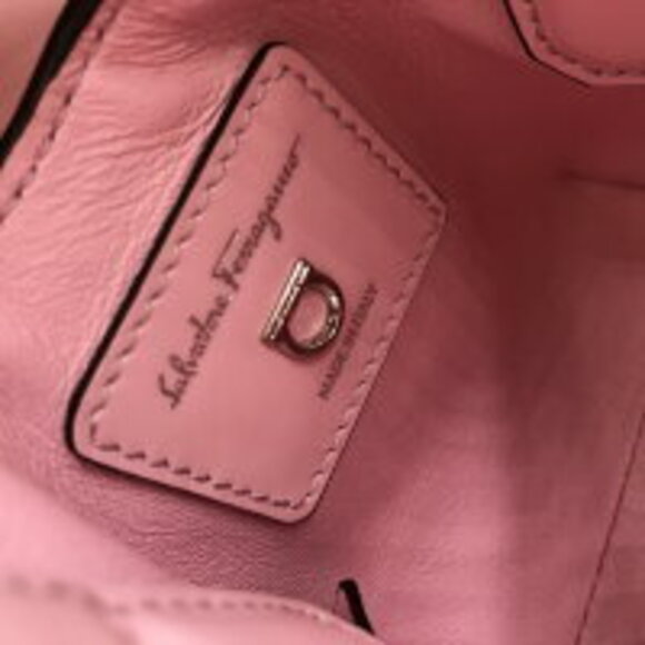 Salvatore Ferragamo Trifoglio Handbag Pink - Picture 7 of 10